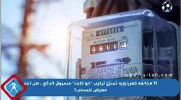 11 مخالفة كهربائية تسرّع تركيب “أبو كارت” مسبوق الدفع.. هل أنت معرض للسحب؟